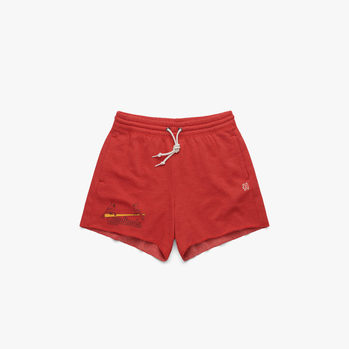 Women's St. Louis Cardinals Jersey Logo '99 Sweat Shorts