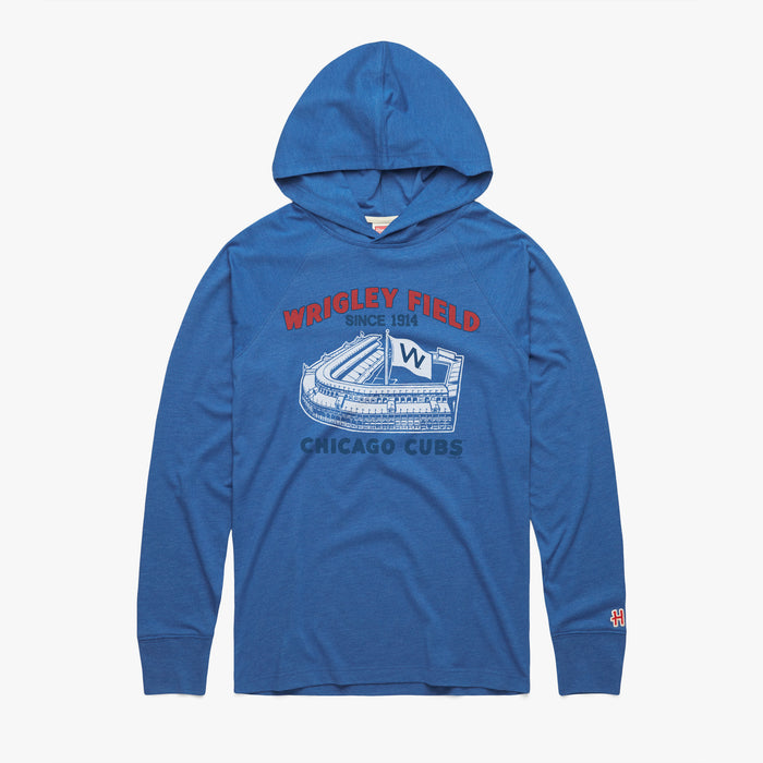 Wrigley Field Chicago Cubs Lightweight Hoodie