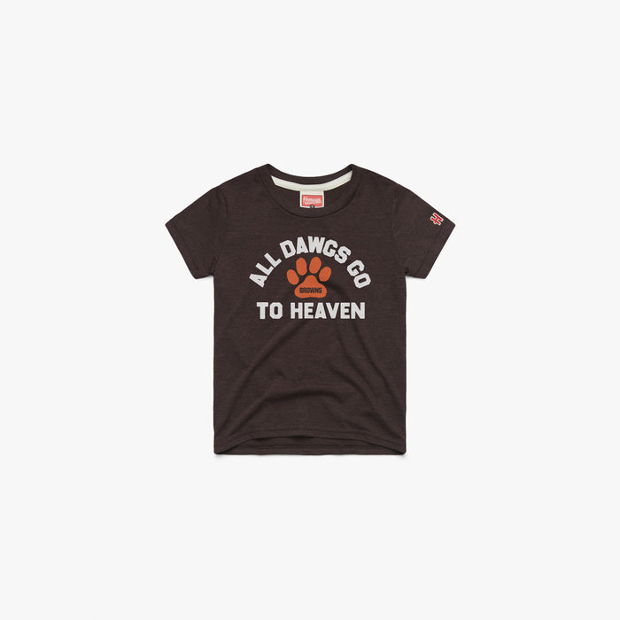 Youth Cleveland Browns All Dawgs Go To Heaven