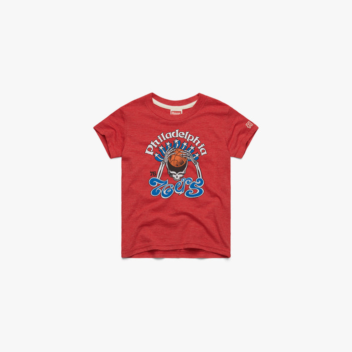 Youth NBA x Grateful Dead x 76ers Skull