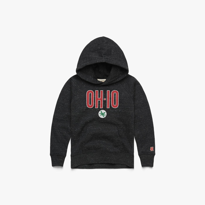 Youth OH-IO Buckeye Leaf Hoodie