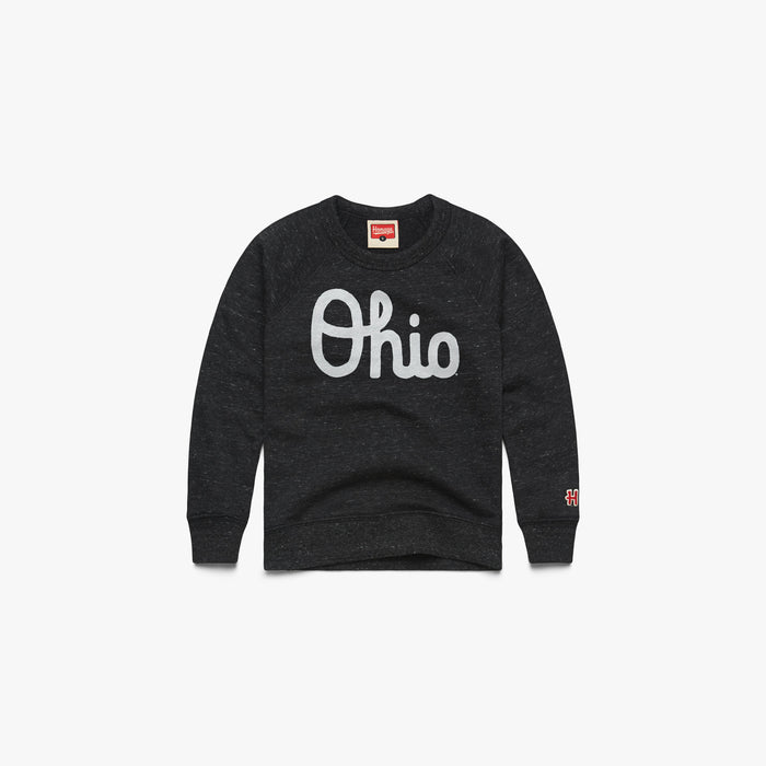 Youth Script Ohio Crewneck