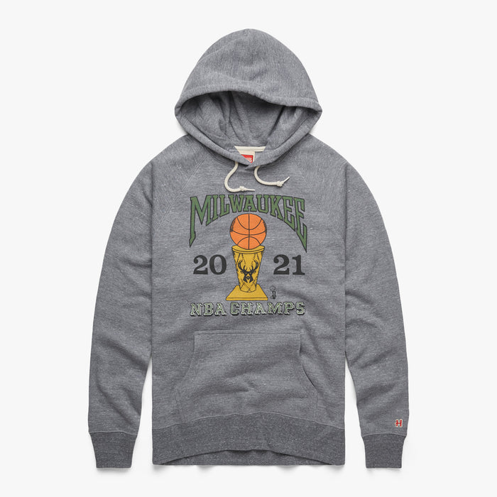 2021 NBA Champions Bucks Hoodie