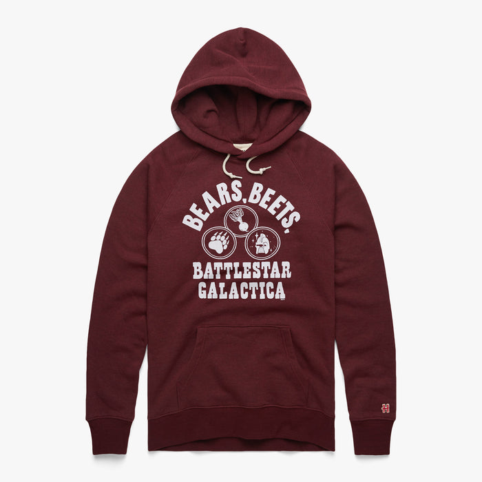 Bears, Beets, Battlestar Galactica Hoodie