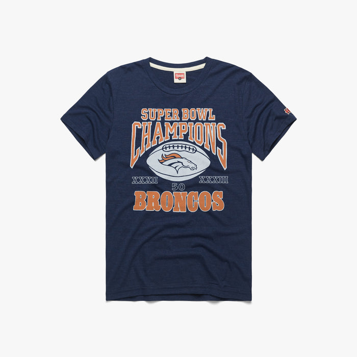 Broncos 3 Time Super Bowl Champions