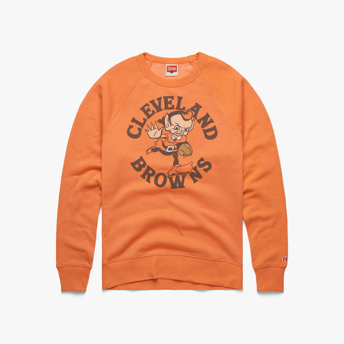 Cleveland Browns Brownie Stiff Arm Crewneck