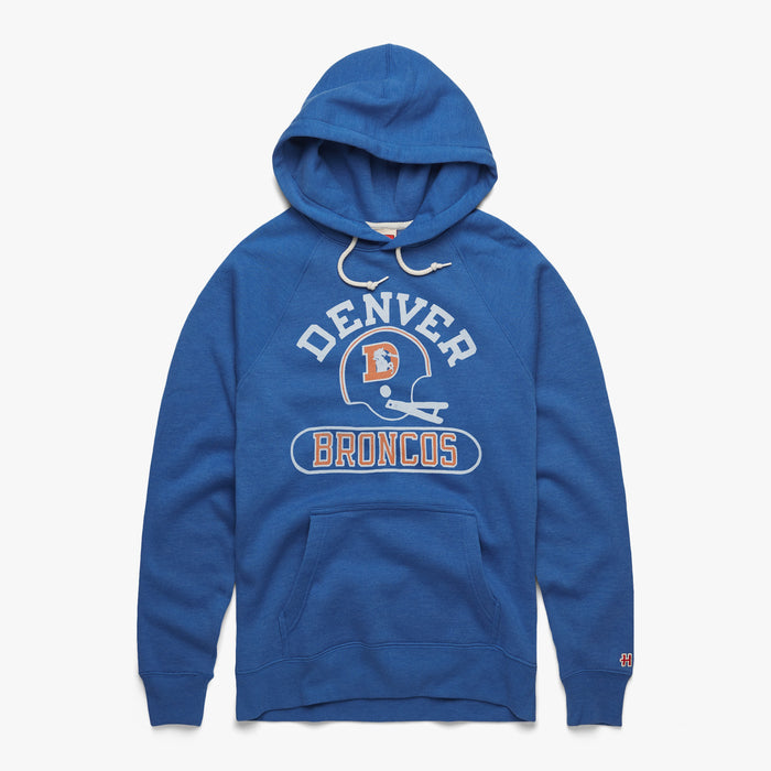 Denver Broncos Throwback Helmet Hoodie