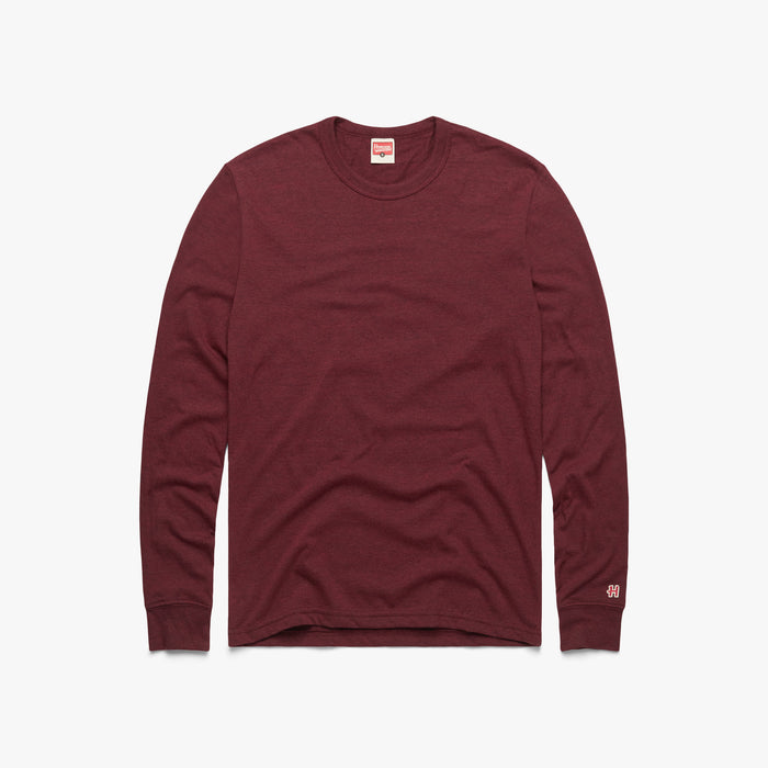 Go-To Long Sleeve Wine Flat