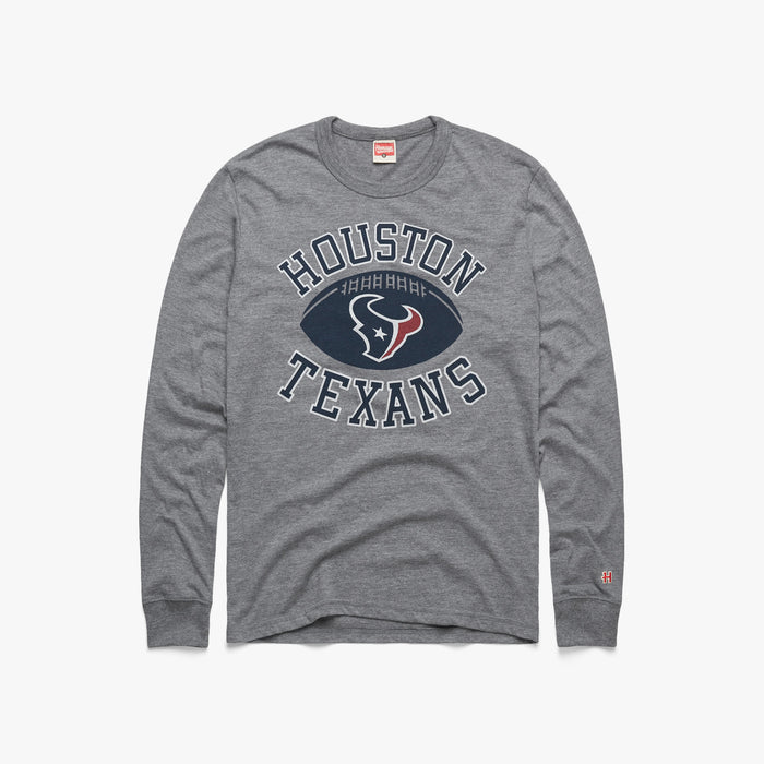 Houston Texans Pigskin Long Sleeve Tee