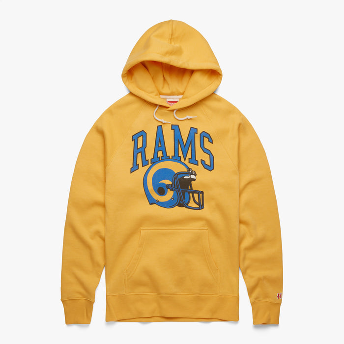 Los Angeles Rams Helmet Retro Hoodie