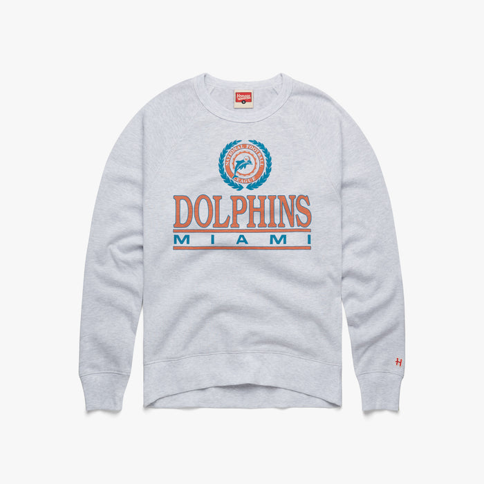 Miami Dolphins Crest Crewneck