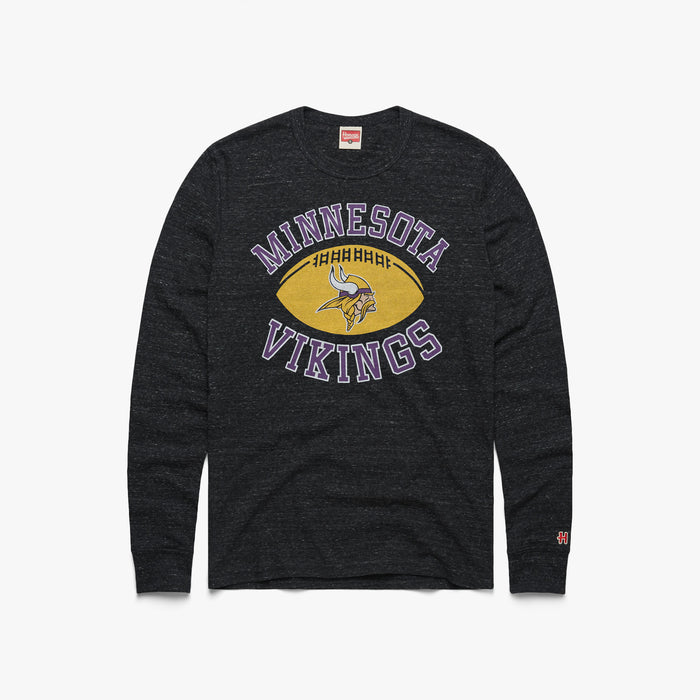 Minnesota Vikings Pigskin Long Sleeve Tee