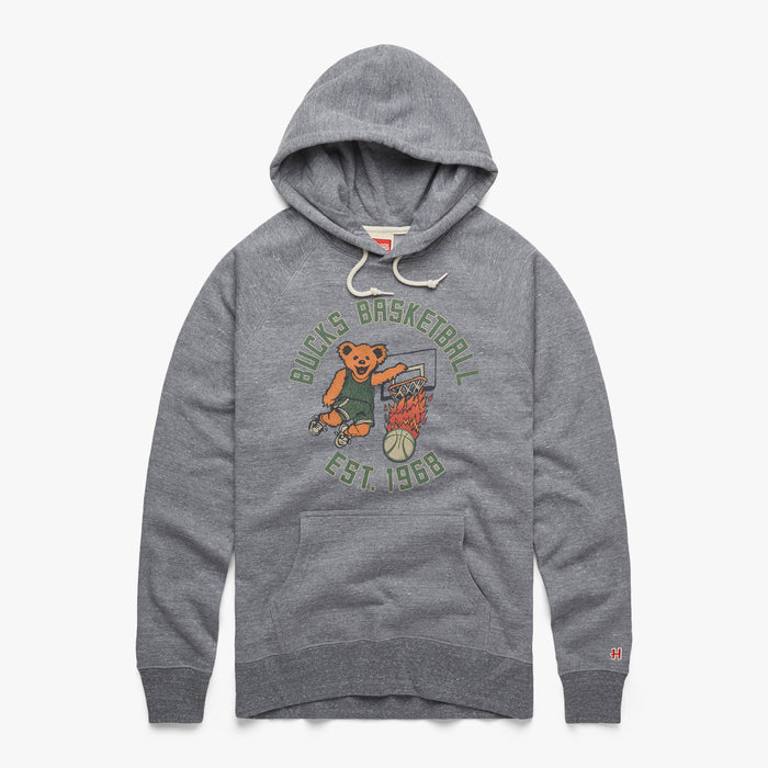 NBA x Grateful Dead x Bucks Hoodie