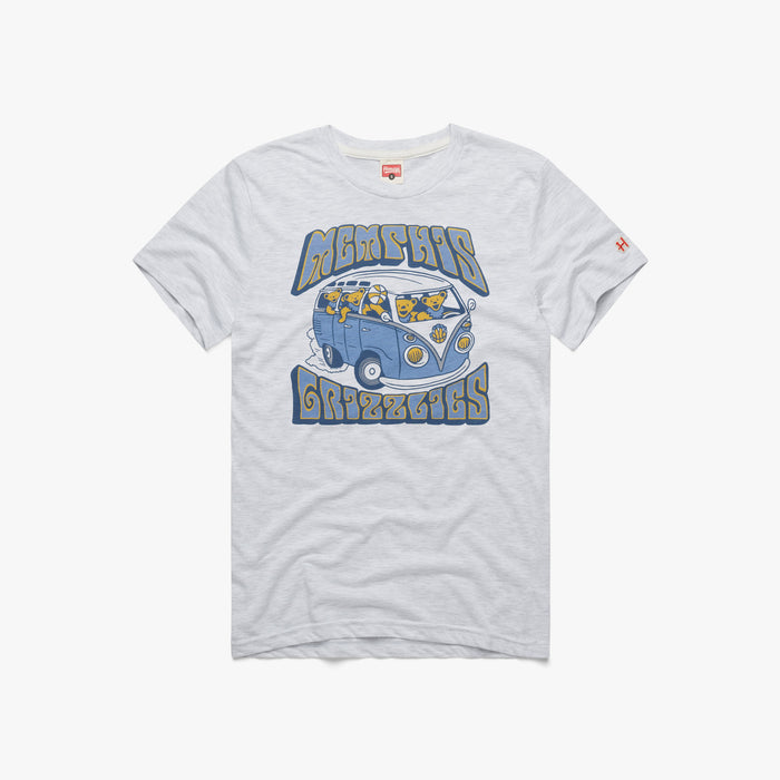 NBA x Grateful Dead x Grizzlies Bears And Bus