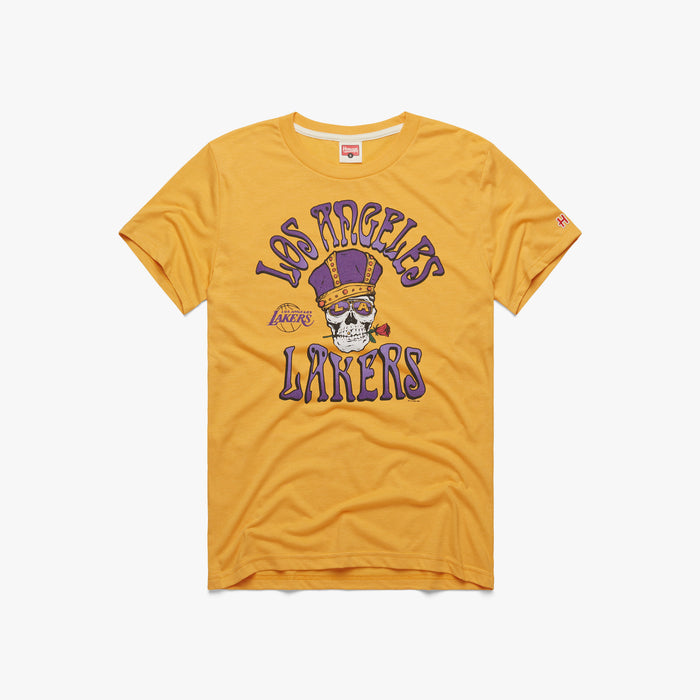 NBA x Grateful Dead x Lakers Skull And Rose