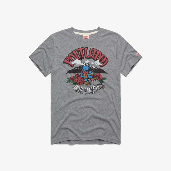 NBA x Grateful Dead x Trail Blazers Bear