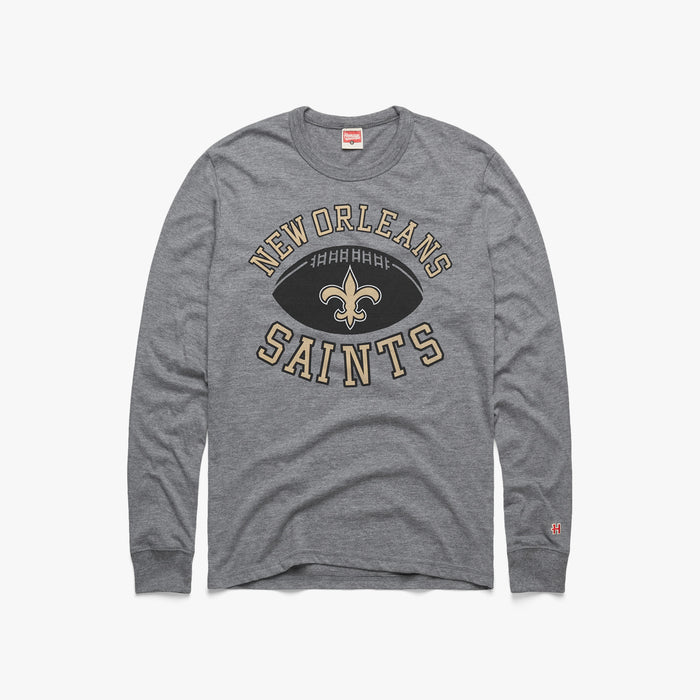 New Orleans Saints Pigskin Long Sleeve Tee