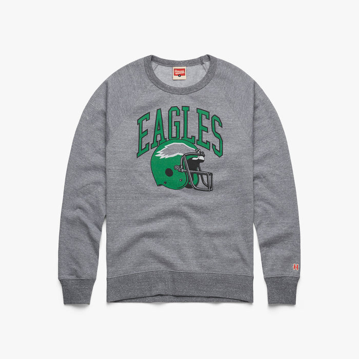 Philadelphia Eagles Helmet Retro Crewneck