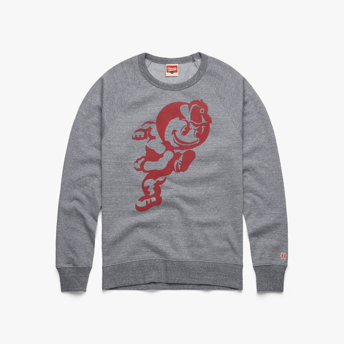 Running Brutus The Buckeye Crewneck