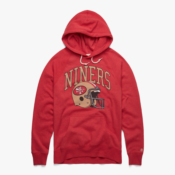 San Francisco 49ers Helmet Retro Hoodie