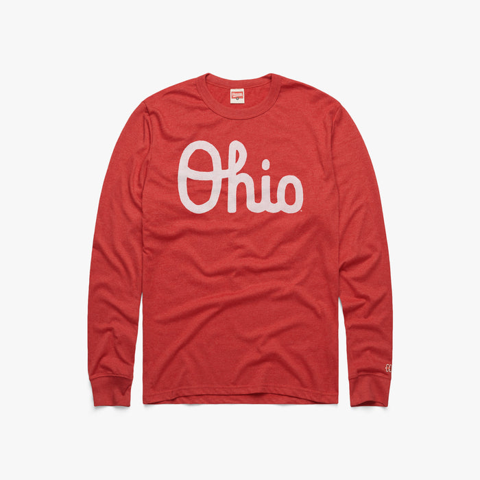 Script Ohio Long Sleeve Tee