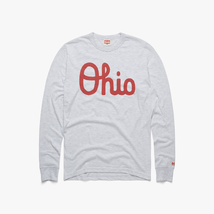 Script Ohio Long Sleeve Tee