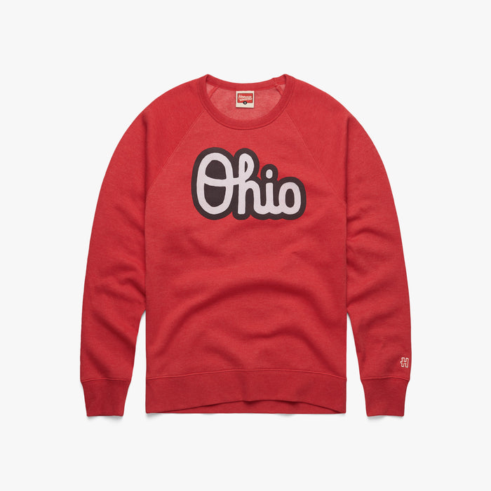 Script Ohio Outline Crewneck