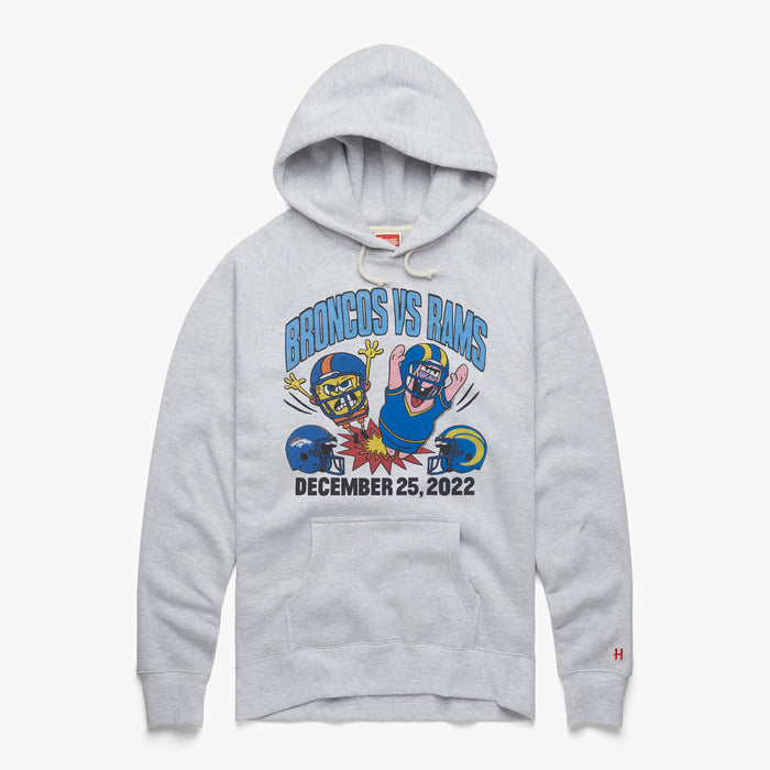 SpongeBob X Broncos Vs Rams 2022 Hoodie