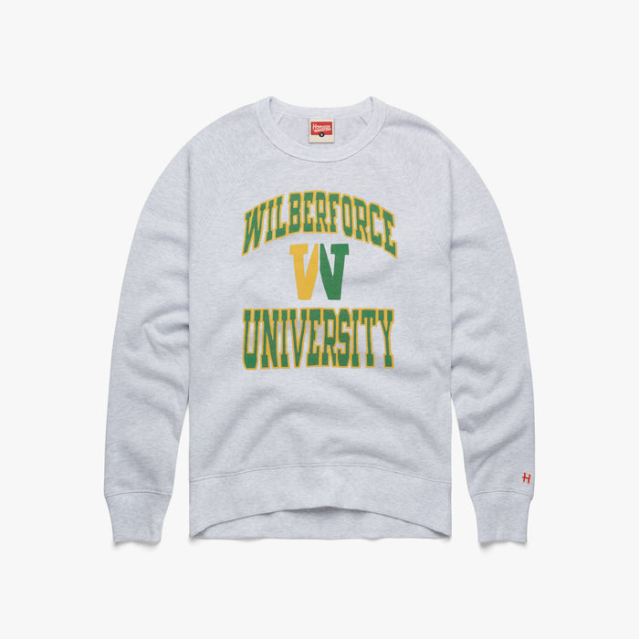 Wilberforce University Block W Crewneck