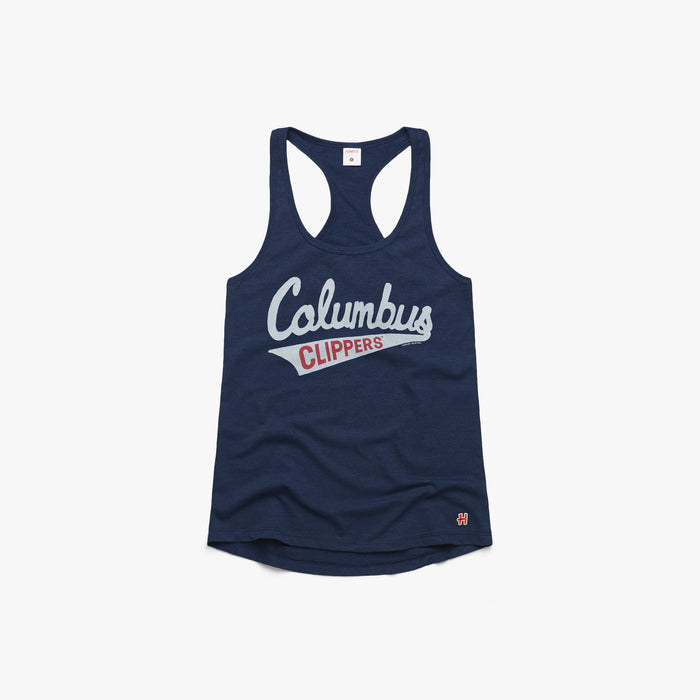 Women's Script Columbus Clippers Racerback