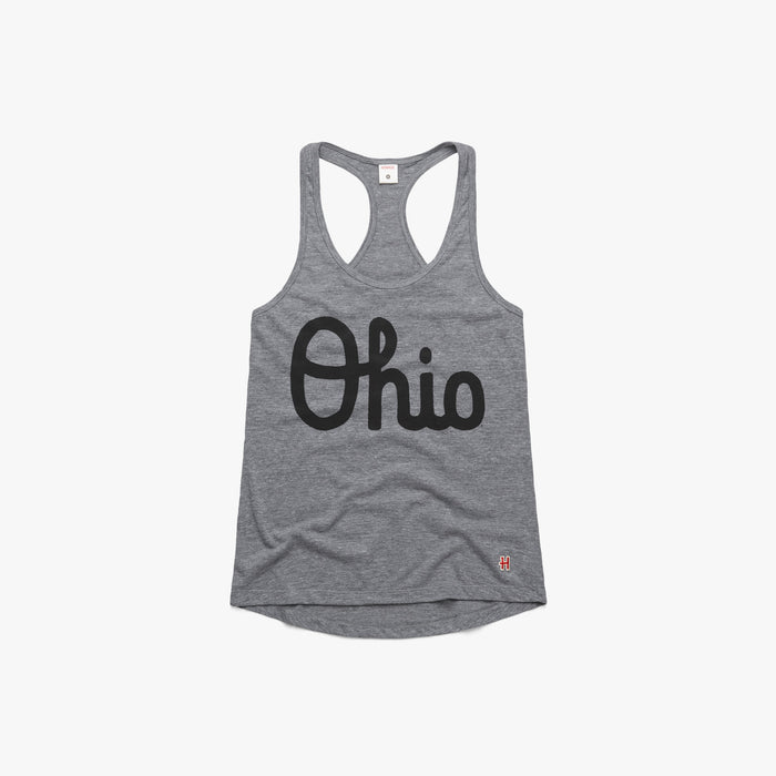 Women's Script Ohio Racerback