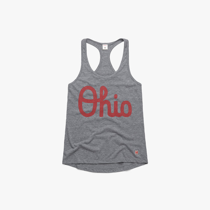 Women's Script Ohio Racerback