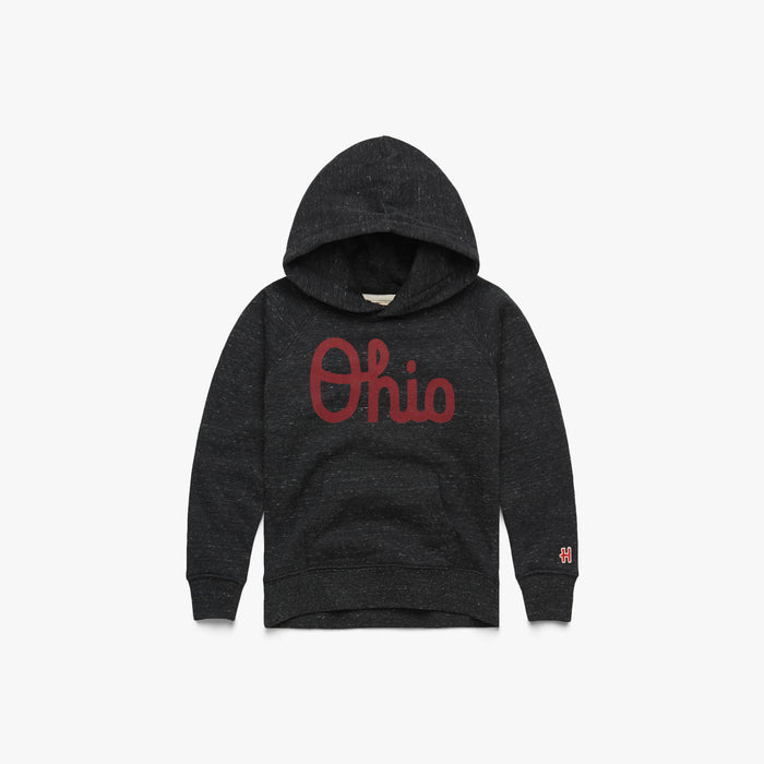 Youth Script Ohio Hoodie